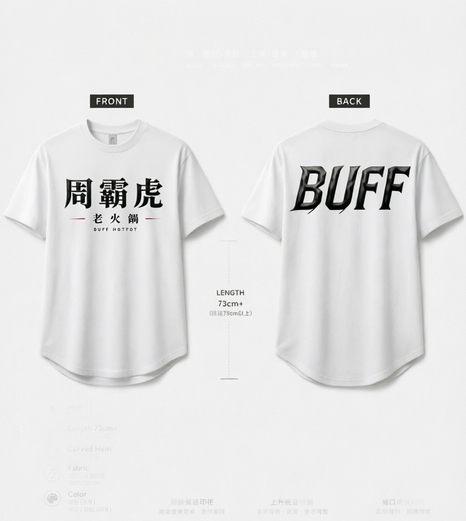白色版制服T恤