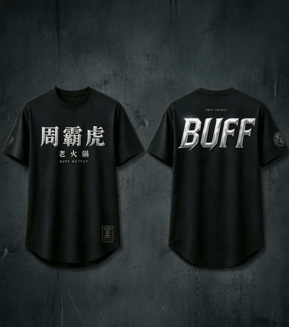 黑色版制服T恤